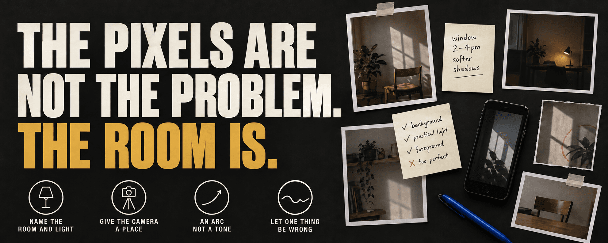 When "it looks AI" stops mattering, and when it never will